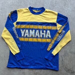 80s Yamaha Mesh Motorcycle Jersey 23x27”